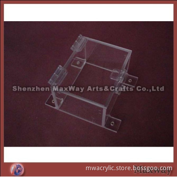Wall Mounting Transparent Acrylic Locking Ballot Box/Suggestion Case